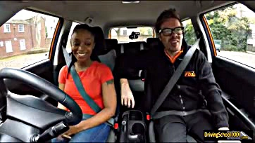 Lola Marie gets brutally pounded during driving lesson