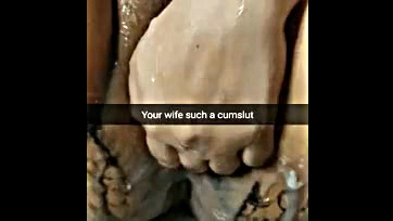 Your wife's a cheating cum-whore