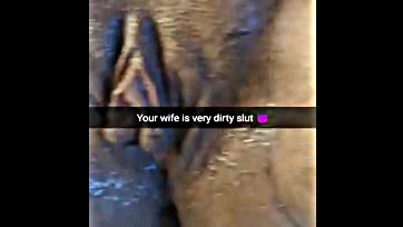 Your wife's a cheating cum-whore