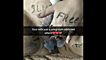 Your wife's a cheating cum-whore