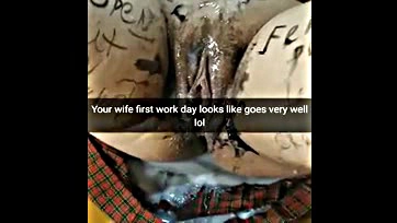 Your wife's a cheating cum-whore