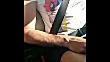 Cousin's car ride gets interrupted by self-pleasure