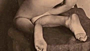 French vintage smut features explicit sex and lesbian action