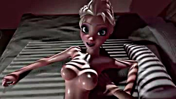 Elza's explicit 3D animation gets uncensored and raunchy