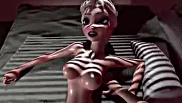 Elza's explicit 3D animation gets uncensored and raunchy