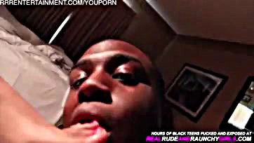 Young ebony teens get brutally screwed for the first time