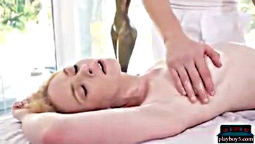 Athena enjoys explicit sex massages with large penises