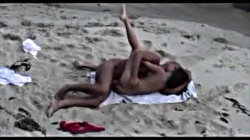 Sister cheats on boyfriend at public beach, gets fucked