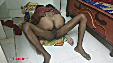 Indian wife enjoys face-sitting, rimming, and cum-kissing foreplay