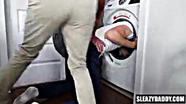 Stepdad molests stepson in laundry room