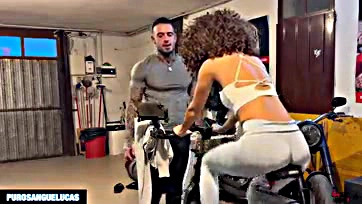 Bea Segreti gets screwed by a fake trainer