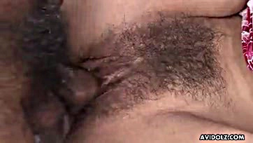 Older woman got cum-covered face while sleeping