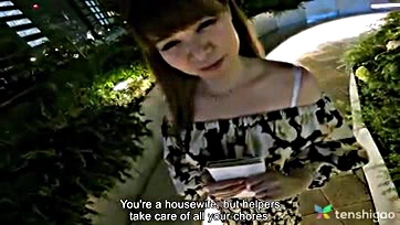 Japanese housewife strips, spreads legs for stranger's camera