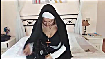 Fuckin' nun's got her priorities all wrong, dude