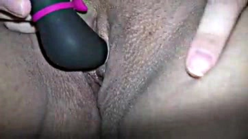 Milky Mari masturbates with a new sex toy