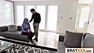 A Muslim wife gets brutally fucked for her husband