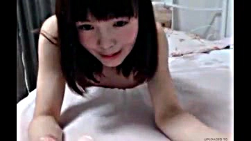 Asian amateur masturbates solo with sex toy