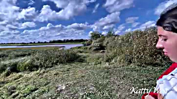 Some bushes got down and dirty by the lake