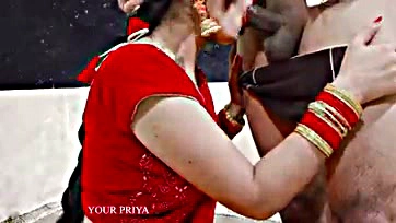 Newlyweds Priya had first Karva Chauth oral sex