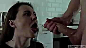 Elena Ross enjoys rough sex and oral cum consumption