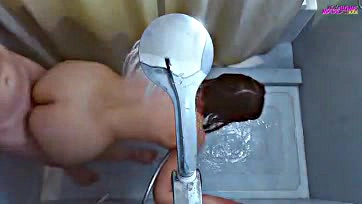 Intense sex ends in messy facial cum explosion