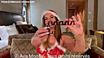 A French woman has a naughty Christmas