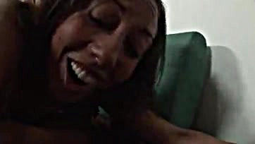 A BBC ass-fucks a black Puerto Rican woman