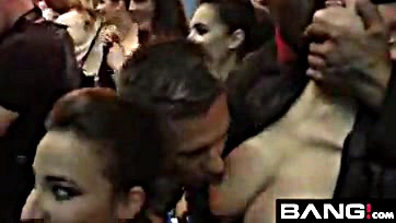 Explicit orgy scenes, hardcore sex and group banging