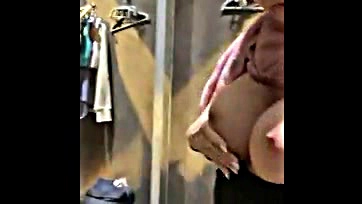 Masturbated solo in public dressing room, got off