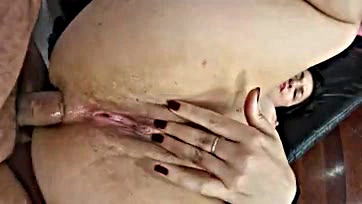 Deepthroat creampie with intense and pleasurable anal sex