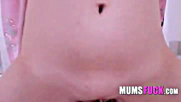 MILF offers stepson sex after discovering porn habit