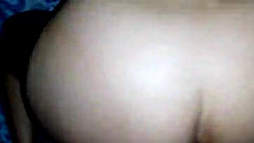 My wife's massive ass got jizzed on while breastfeeding