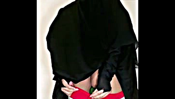 She's wearing a hijab, but her big ass is tempting