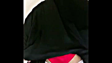 She's wearing a hijab, but her big ass is tempting