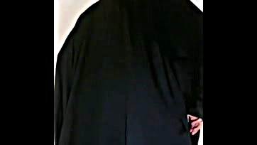 She's wearing a hijab, but her big ass is tempting