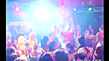 People get wild and drunk at a nightclub