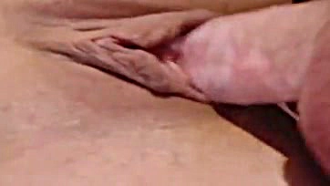 POV anal sex with a stunning, cum-covered woman