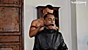 Young Latino dude gets brutally pounded and milked