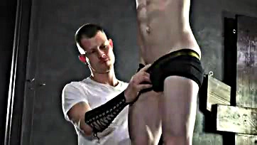 Jesse Stone gets dominated by hot jock in BDSM