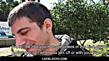 Young Latino dude sells his ass for cash