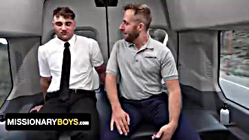 Mormon dude confesses, gets horny for cock and balls