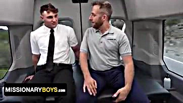 Mormon dude confesses, gets horny for cock and balls