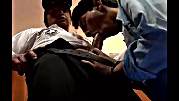 Teen boy gets anal sex from corrupt cop