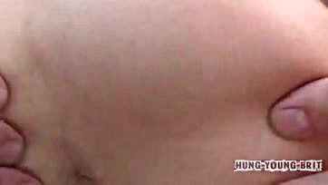 Jude's Asian twink cock cummed hard during solo wank