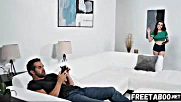 Filmmaker relaxes with sex doll after long day