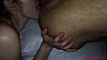 She gets cum-filled after intense pussy pounding