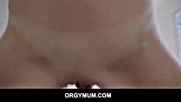 Perverted stepson caught masturbating by stepmother