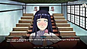 Naruto's naughty classroom romp with Hinata, explicit