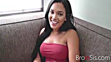 Foxy step-sis teaches bro to get freaky