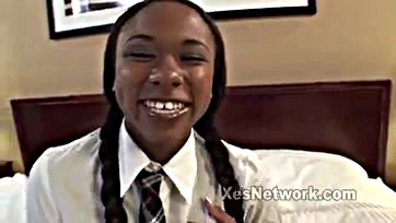 Black girl enjoys explicit POV sex content